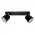 Spot noir techno 2 ampoules 16 cm