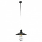 Suspension noire marina 1 ampoule
