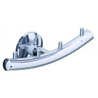 Porte serviette 4 crochets serie miami 171 x 61 x 50 mm à fixer ou à coller