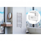 Radiateur de salle de bain avec minuterie blanc 120x50x15 cm