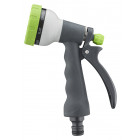 Kit pistolet d'arrosage pomme multijet automatique plastique ø19mm.