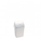 Poubelle avec couvercle basculant serie rif basic capacité 10 litres 