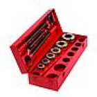 Filière manuelle têtes interchangeables 1/2" à 2" en coffret