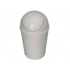 Poubelle de salle de bain blanche