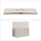 Commode meuble de rangement étagère avec tiroirs tissu beige - Dimensions au choix