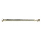 Flexible sanitaire 15cm mf 12x17 dn8 tresse/douille inox 1p