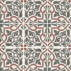 Folies bergère - art nouveau carrelage aspect carreaux de ciment vieilli - 20 x 20 cm