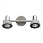 Spot gris neoclassic 2 ampoules 16 cm