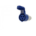 Prise femelle cee monophasée, 3 x 16a, pour prolongateur