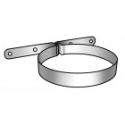Collier pour conduit - Couleur : galva - Diamètre 150