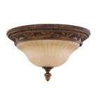 Plafonnier sonoma valley, couleur écaille de tortue, 2 ampoules