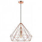 Suspension cuivre telford 1 lumières