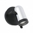 Aplique murale chrome orleans 1 ampoule