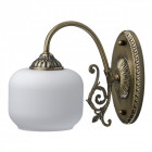 Applique murale laiton classic 1 ampoule 26 cm