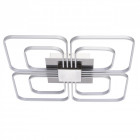 Plafonnier chromé techno 4 ampoules 9 cm