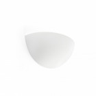 Aplique murale blanche snow 1 ampoule