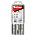 Coffret 5 forets makita sds-plus 4 taillants tct nemesis ii - b-58992