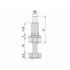 Vérin extérieur M6 EMUCA - 8950015