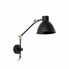 Applique murale noir mat celia 1 ampoule