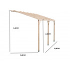 Carport habrita mural pergola 15 m2