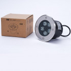 Spot extérieur encastrable sol led 5w ip65 80 ø130 - couleur eclairage au choix
