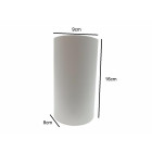 Applique murale led b20 6w ip44 blanc - couleur eclairage : blanc neutre 4000k - 5500k