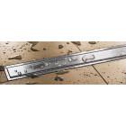 Grille pleine avec cadre KERDI LINE A pour caniveau de douche à l italienne - Grille KERDI LINE A avec cadre de 19 mm inox V4A brossé longueur 90 cm