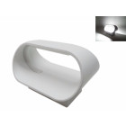 Applique murale led b43 5w ip44 blanc - couleur eclairage au choix