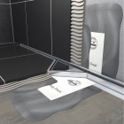 Caniveau pour douche à l'italienne s-line - longueur 90 cm (grille comprise)