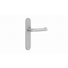 Ensemble Vercy AH200 Béquille 472U sur plaque Bec de cane BEZAULT entraxe 195 C7 inox brossé - 204788