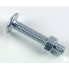 Boulon poêlier lennie tête ronde large - ø5x35 - boite de 200 - brl0503502b