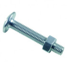 Boulon poêlier LENNIE tête ronde large - Ø6x20 - boite de 200 - BRL0602002B