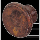 Bouton rond type provençal DUBOIS - fer rouillé ciré - 098012