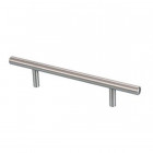 Poignée barre l.160 x ø12 x 96 mm design mat inox brossé - dm003.in.12.96.5