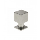 Bouton carré sur pied ø20 mm design mat inox brossé - dmk012.in.20.5