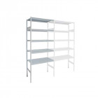 Kit clip Top Suite 5 plateaux 80 x 40 cm BOURG Blanc neige - P-KCTS84BL