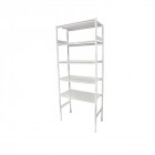 Kit clip Top 5 plateaux 80 x 40 cm BOURG Blanc neige - P-KCT84BL