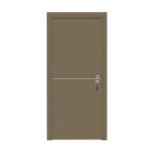 Bloc-porte pose fin de chantier collection premium riva, h.204 x l.73 cm, aspect cuir lichen, réversible