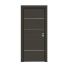 Bloc-porte pose fin de chantier collection premium seymour, h.204 x l.93 cm, aspect cuir basalte, réversible