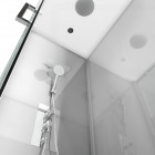 Cabine de douche rectangle 110x80x215cm - silvery stripe rectangle Aurlane - CAB173