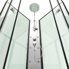 Cabine de douche 85x85x225cm 1/4 de cercle - zeeny Aurlane - CAB87B