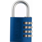 Cadenas à combinaison ABUS aluminium 145/40 Bleu Lock-Tag - 48807