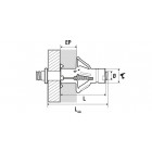Cheville à expansion m6x37 pav scell-it - boite 50 - 8e-pav