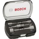 Set de 6 douilles à queue BOSCH 6 pans mâle 1/4" pour vis à tête 6 pans - 2608551079