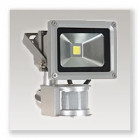 Projecteur extérieur avec détecteur led 10w - gris