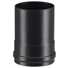 Adaptateur pour raccordement poele granule poujoulat noir dn 80mm