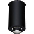 Element droit de finition plafond dn150 therminox noir dn80mm
