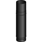 Element zoom reglable de 51 a 86cm emaille noir mat diam 140