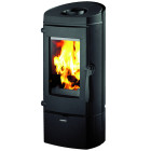 Poêle bois bûches lytham 2 5.5kw fonte noir satiné Poêle bois bûches lytham 2 5.5kw fonte noir satiné
