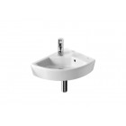 Lave-mains d'angle hall 43x35x13cm blanc